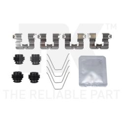 Priedų komplektas, diskinių stabdžių trinkelės NK 79341703