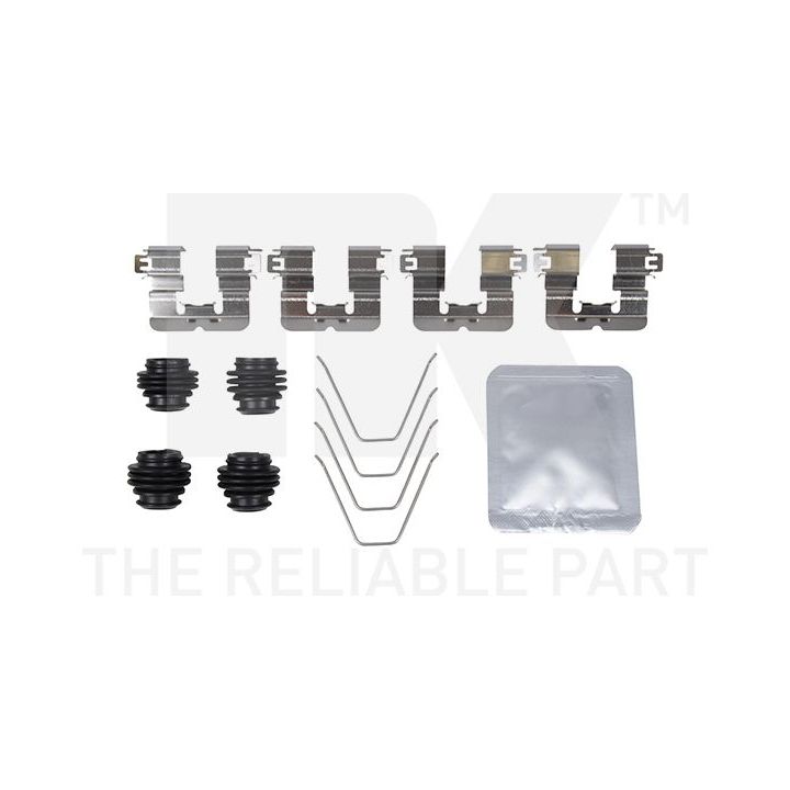 Priedų komplektas, diskinių stabdžių trinkelės NK 79341703