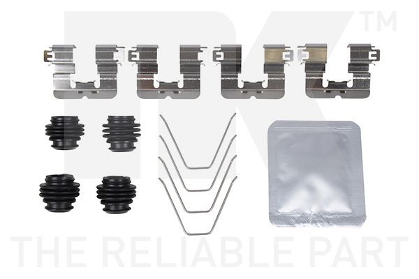 Priedų komplektas, diskinių stabdžių trinkelės NK 79341703