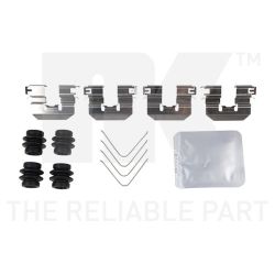 Priedų komplektas, diskinių stabdžių trinkelės NK 79341704