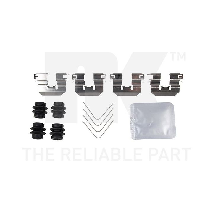 Priedų komplektas, diskinių stabdžių trinkelės NK 79341704