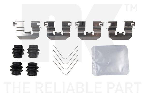 Priedų komplektas, diskinių stabdžių trinkelės NK 79341704