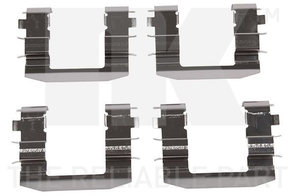 Priedų komplektas, diskinių stabdžių trinkelės NK 79341708