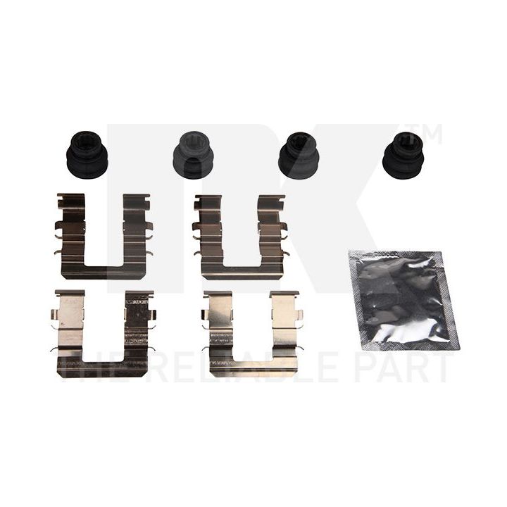 Priedų komplektas, diskinių stabdžių trinkelės NK 79341831