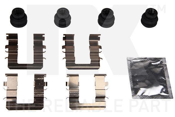 Priedų komplektas, diskinių stabdžių trinkelės NK 79341831