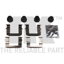 Priedų komplektas, diskinių stabdžių trinkelės NK 79341872