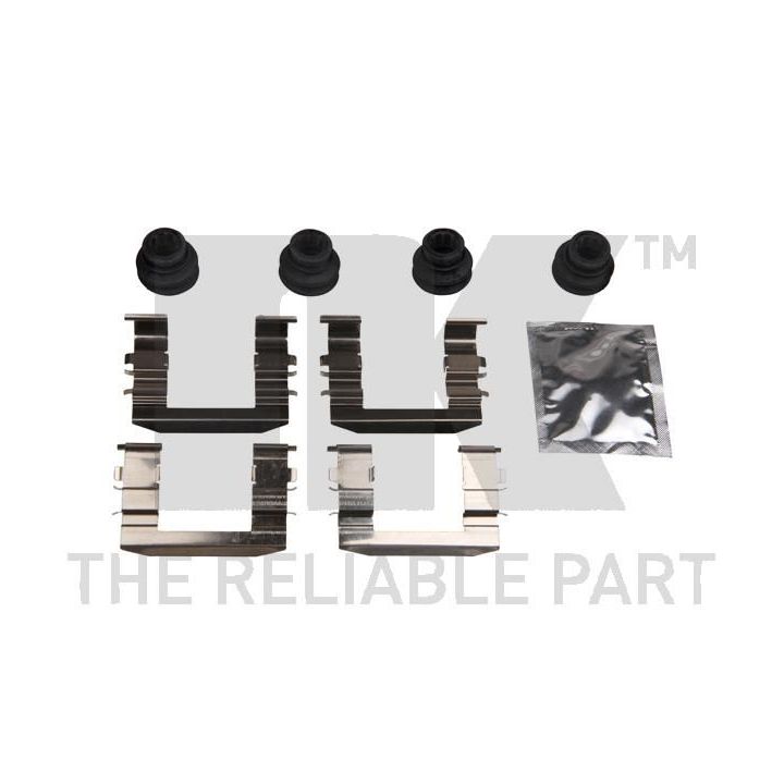 Priedų komplektas, diskinių stabdžių trinkelės NK 79341872