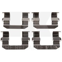 Priedų komplektas, diskinių stabdžių trinkelės NK 7934645