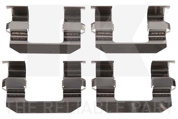 Priedų komplektas, diskinių stabdžių trinkelės NK 7934645