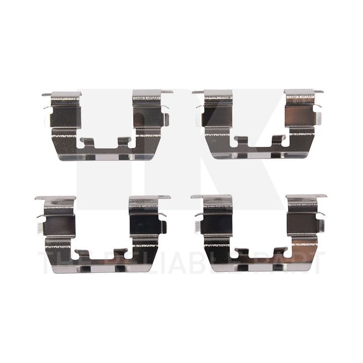 Priedų komplektas, diskinių stabdžių trinkelės NK 7934669