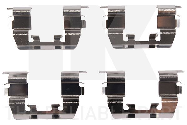 Priedų komplektas, diskinių stabdžių trinkelės NK 7934669