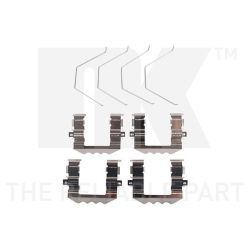 Priedų komplektas, diskinių stabdžių trinkelės NK 7934895