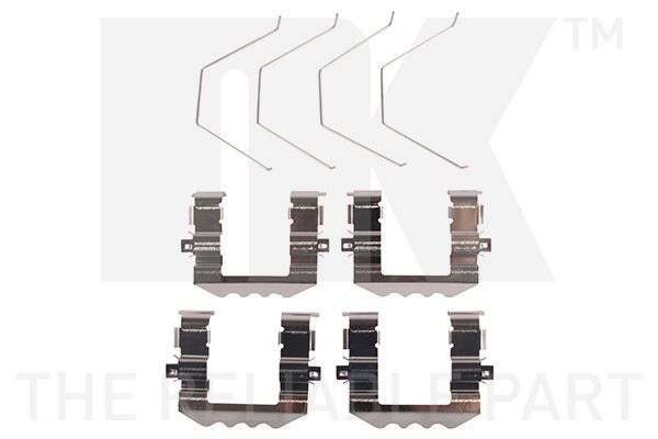 Priedų komplektas, diskinių stabdžių trinkelės NK 7934895