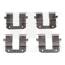 Priedų komplektas, diskinių stabdžių trinkelės NK 79351734