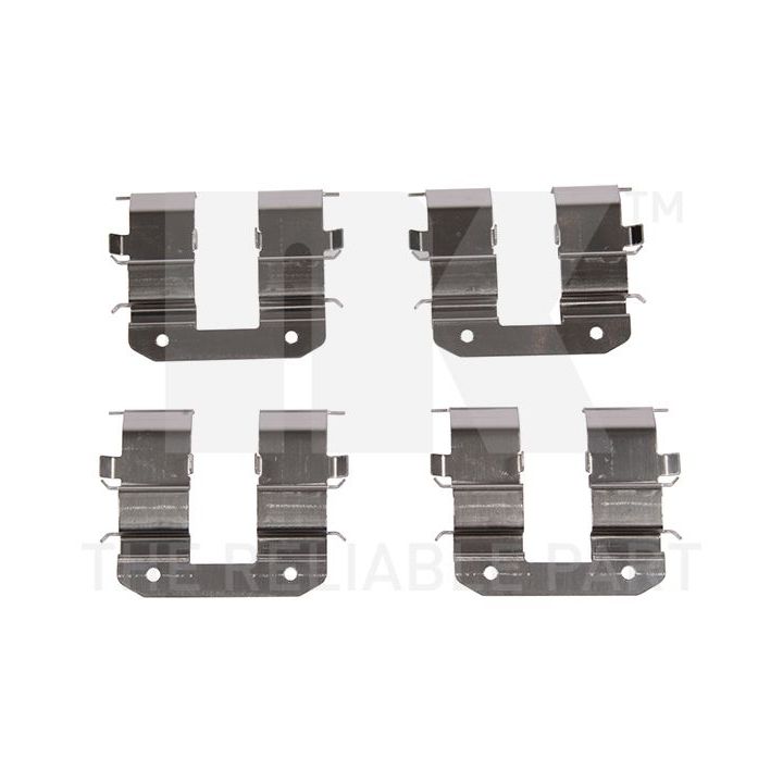 Priedų komplektas, diskinių stabdžių trinkelės NK 79351734