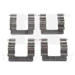 Priedų komplektas, diskinių stabdžių trinkelės NK 7935615