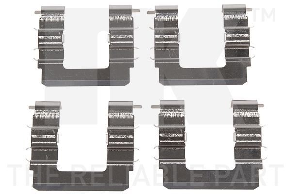 Priedų komplektas, diskinių stabdžių trinkelės NK 7935615