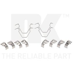 Priedų komplektas, diskinių stabdžių trinkelės NK 7935652