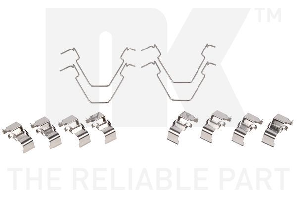 Priedų komplektas, diskinių stabdžių trinkelės NK 7935652