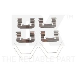 Priedų komplektas, diskinių stabdžių trinkelės NK 7935978