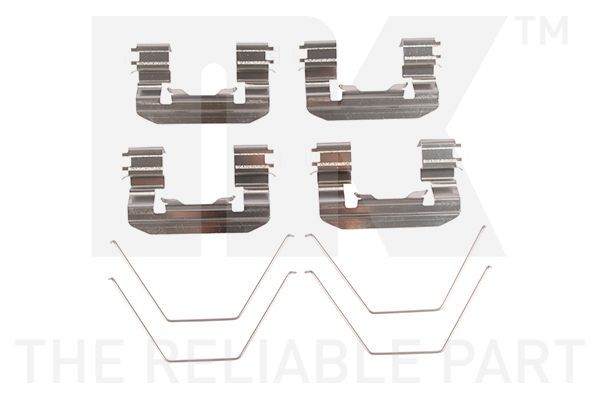 Priedų komplektas, diskinių stabdžių trinkelės NK 7935978