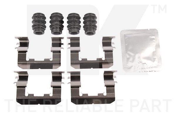 Priedų komplektas, diskinių stabdžių trinkelės NK 7935985