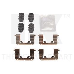 Priedų komplektas, diskinių stabdžių trinkelės NK 7935986