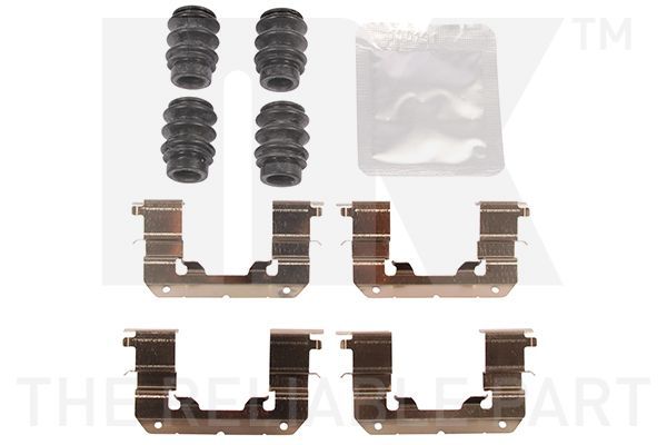 Priedų komplektas, diskinių stabdžių trinkelės NK 7935986