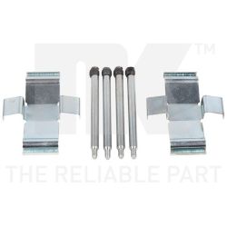 Priedų komplektas, diskinių stabdžių trinkelės NK 7936039