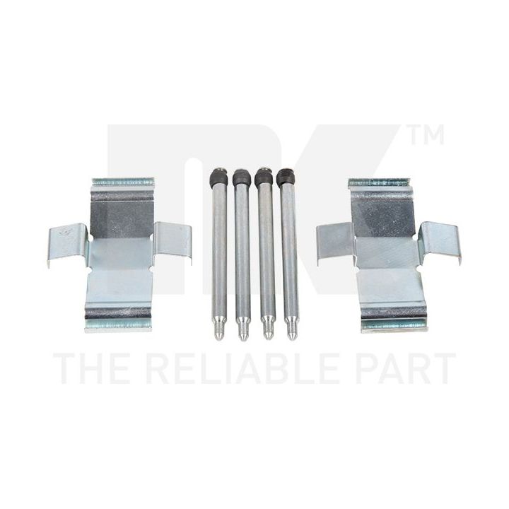 Priedų komplektas, diskinių stabdžių trinkelės NK 7936039