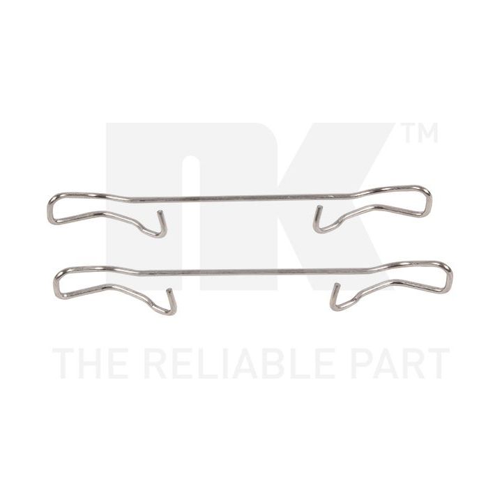 Priedų komplektas, diskinių stabdžių trinkelės NK 7936150