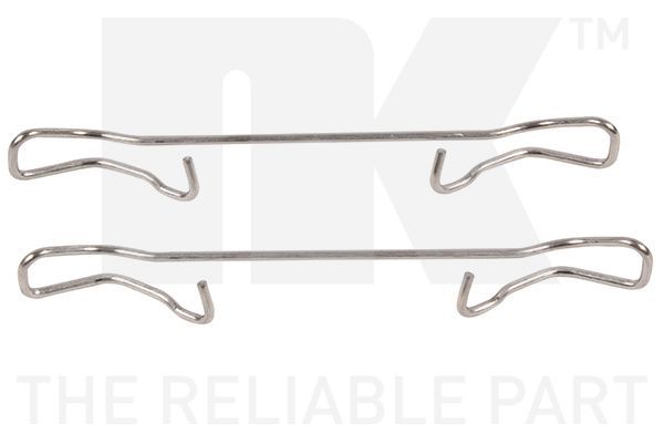 Priedų komplektas, diskinių stabdžių trinkelės NK 7936150