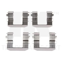 Priedų komplektas, diskinių stabdžių trinkelės NK 79361704