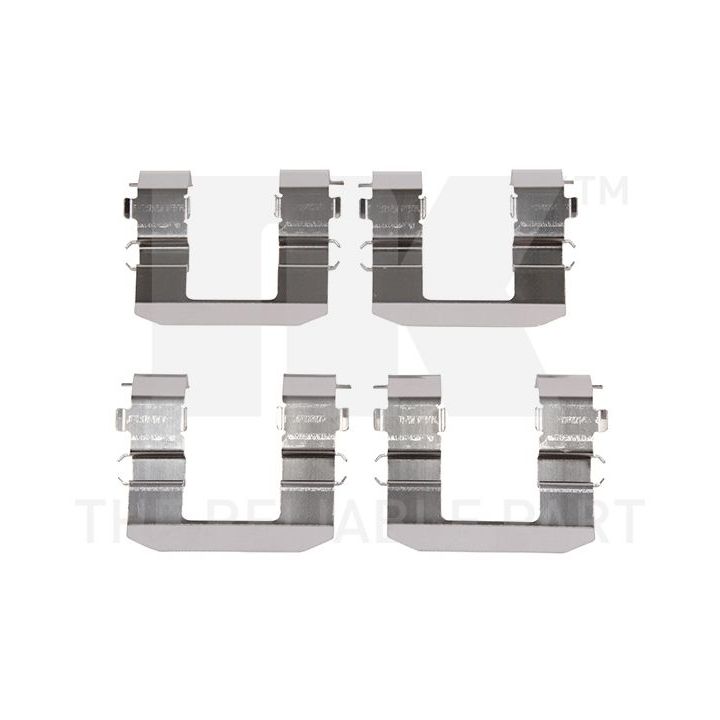 Priedų komplektas, diskinių stabdžių trinkelės NK 79361704