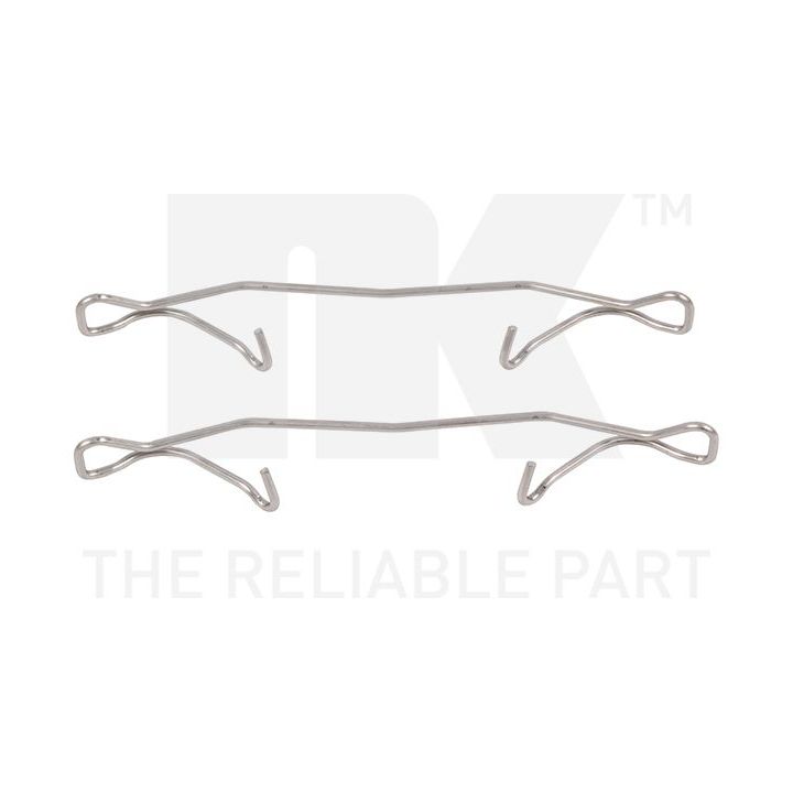 Priedų komplektas, diskinių stabdžių trinkelės NK 7936180