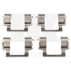 Priedų komplektas, diskinių stabdžių trinkelės NK 7936274