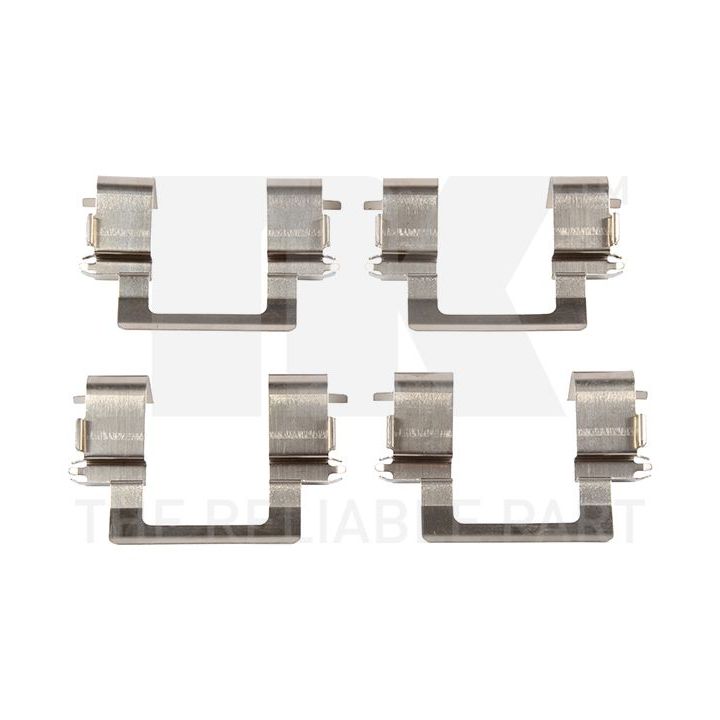 Priedų komplektas, diskinių stabdžių trinkelės NK 7936274