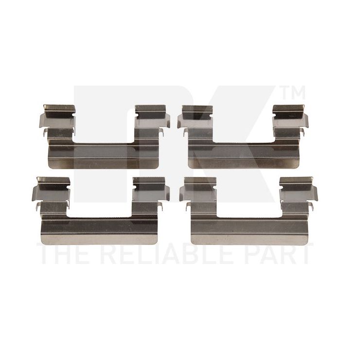 Priedų komplektas, diskinių stabdžių trinkelės NK 7936655