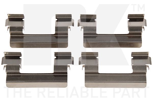 Priedų komplektas, diskinių stabdžių trinkelės NK 7936655