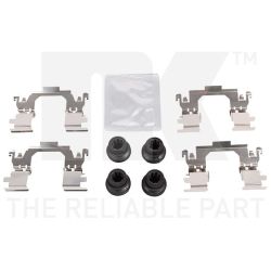 Priedų komplektas, diskinių stabdžių trinkelės NK 79390061