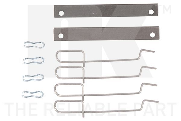 Priedų komplektas, diskinių stabdžių trinkelės NK 7939151