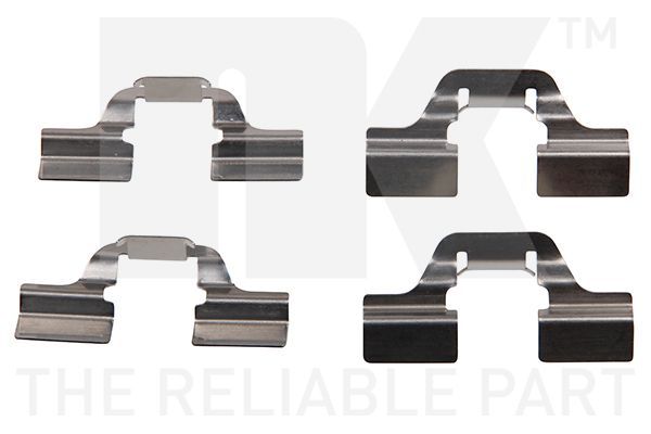 Priedų komplektas, diskinių stabdžių trinkelės NK 79391749