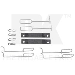 Priedų komplektas, diskinių stabdžių trinkelės NK 7939265