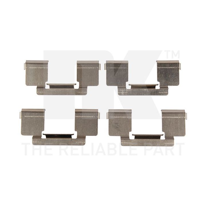 Priedų komplektas, diskinių stabdžių trinkelės NK 7939609