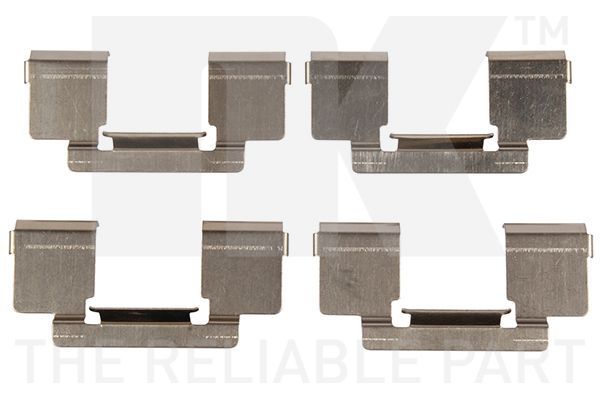 Priedų komplektas, diskinių stabdžių trinkelės NK 7939609