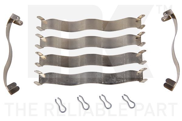 Priedų komplektas, diskinių stabdžių trinkelės NK 7939937