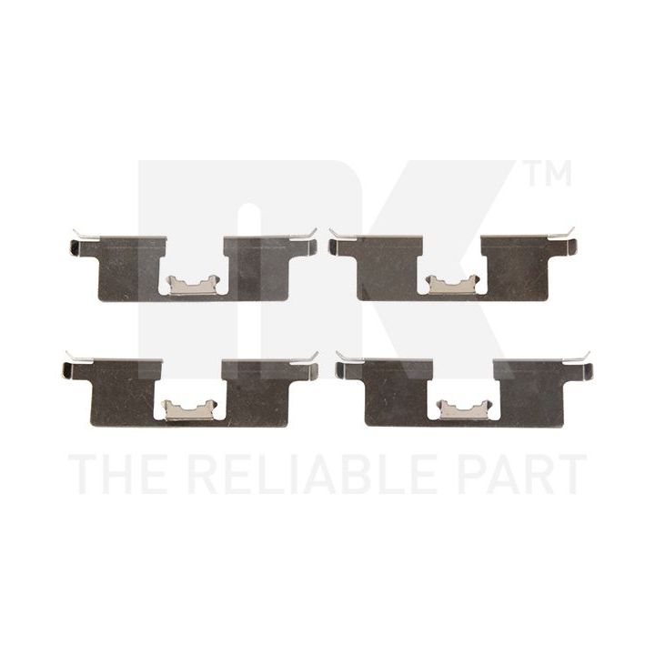 Priedų komplektas, diskinių stabdžių trinkelės NK 79401745