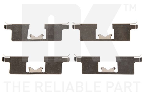 Priedų komplektas, diskinių stabdžių trinkelės NK 79401745