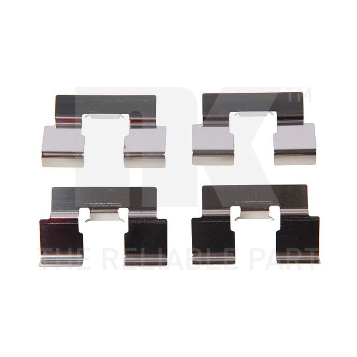 Priedų komplektas, diskinių stabdžių trinkelės NK 7940214