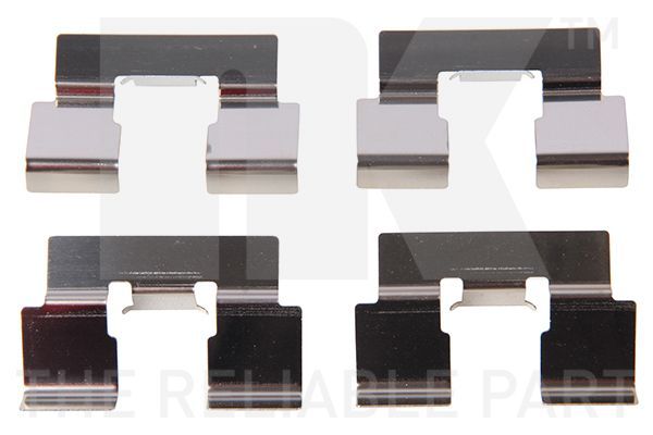 Priedų komplektas, diskinių stabdžių trinkelės NK 7940214